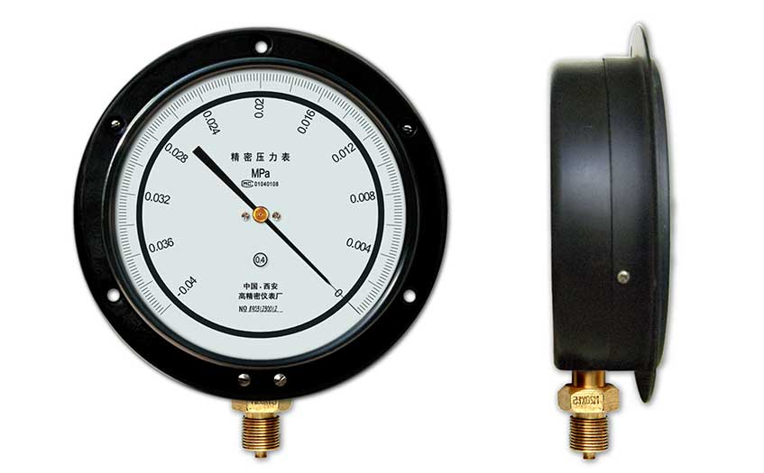 前帶邊精密壓力表