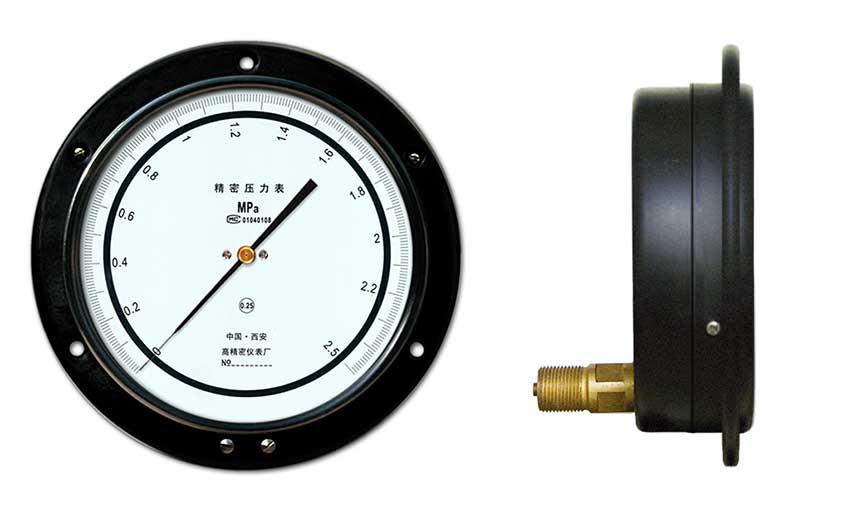 前帶邊精密壓力表
